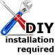 DIY installation required