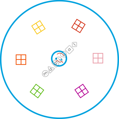 Design of playground marking/equipment - MathMan (numerical Mr Tig) | School playground markings / Primary schools / Number