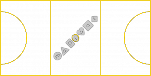 Design of playground marking/equipment - Netball Court 3 | School playground markings / Primary schools / Secondary schools and Further Education / Sports and Training