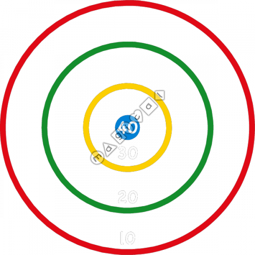 Design of playground marking/equipment - Target Bullseye | School playground markings / Primary schools / Secondary schools and Further Education / Sports and Training / Skill Related