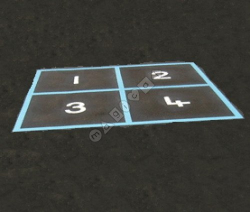 Four Square Playground Game Rules - EduMarking Playground Markings